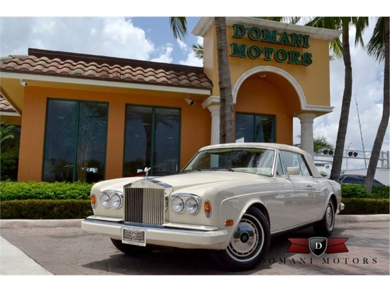 1990 Rolls Royce Corniche Iii For Sale Gc 4852 Gocars