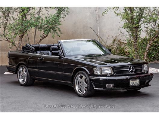 1987 Mercedes-Benz 560SEC Cabriolet Conversion for sale in Los Angeles, California 90063