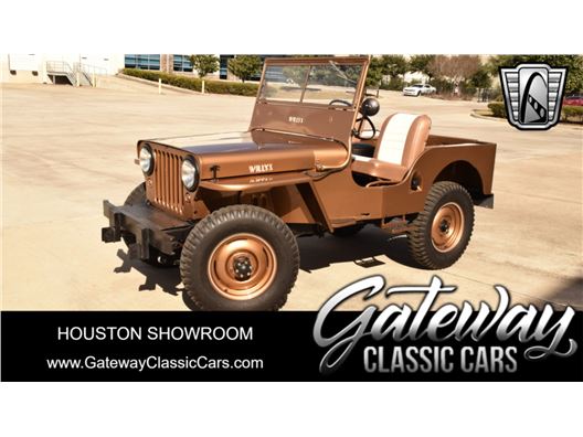 1949 Willys CJ2A for sale in Houston, Texas 77090