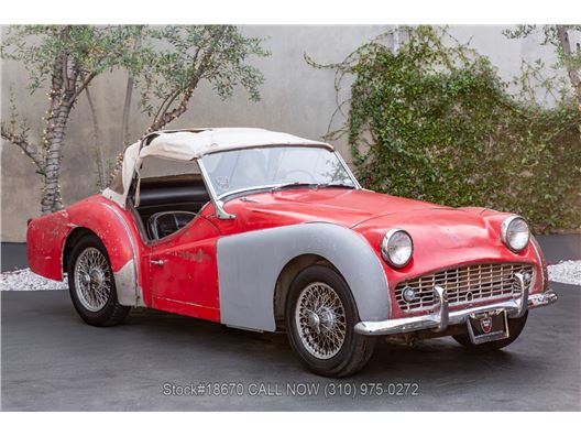 1960 Triumph TR3 for sale in Los Angeles, California 90063