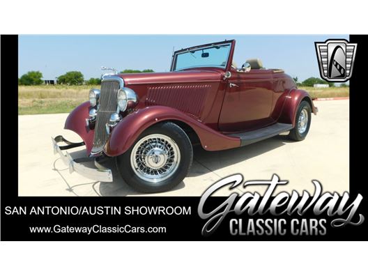 1934 Ford Cabriolet for sale in New Braunfels, Texas 78130