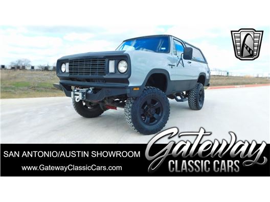 1978 Dodge RAMCHARGER AW-100 for sale in New Braunfels, Texas 78130