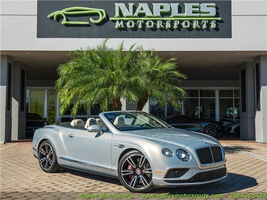 2016 Bentley Continental GT V8 S for sale in Naples, Florida 34104