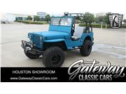 1948 Willys CJ2A for sale in Houston, Texas 77090
